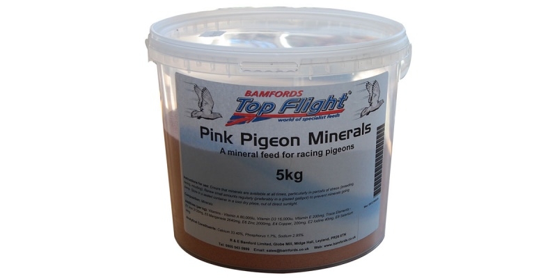 pigeon pink minerals