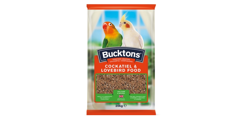 bucktons cockatiel and lovebird - 20kg