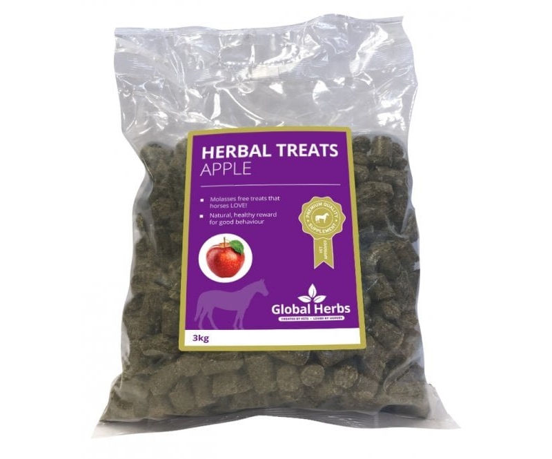 global herbs apple herbal horse treats - 3kg