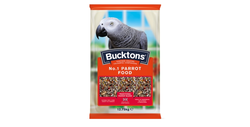 bucktons no1 parrot food - 12.75kg