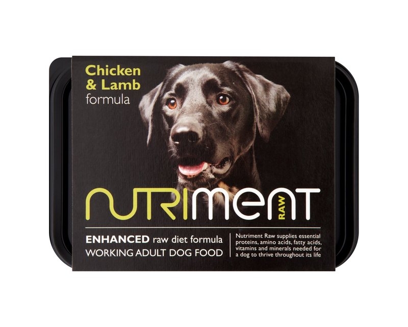 nutriment dog adult chicken & lamb formula - 500g