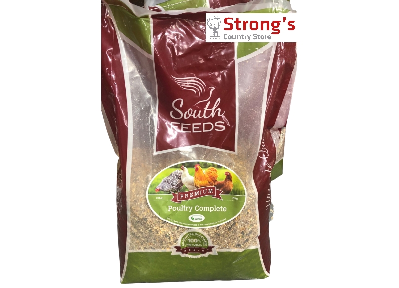 south feeds premium complete poultry mix - 15kg