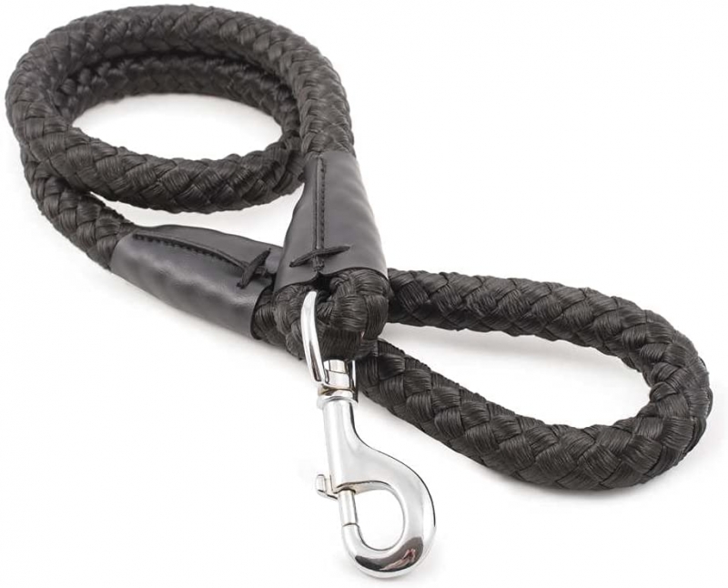 ancol nylon super-sized rope lead black
