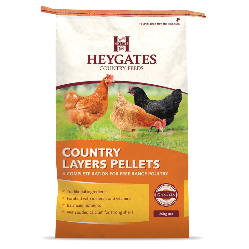 heygates country layers pellets - 20kg