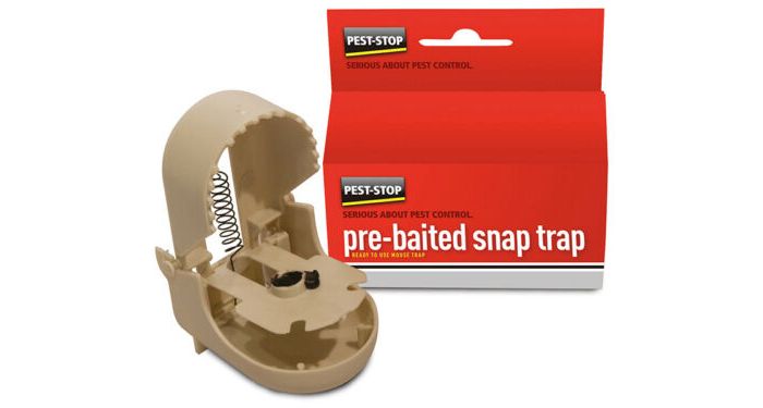 pest stop pre-baited snap trap