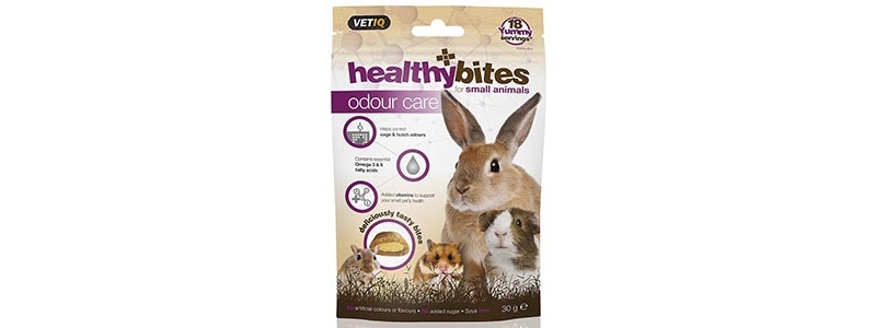 vetiq healthy bites odour care treats for small animals - 30g