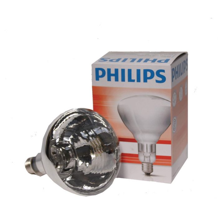 heatlamp infrared bulb philips 250w clear