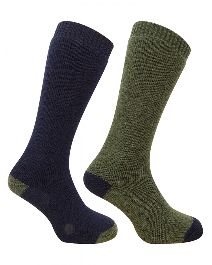 country long socks (twin pack)