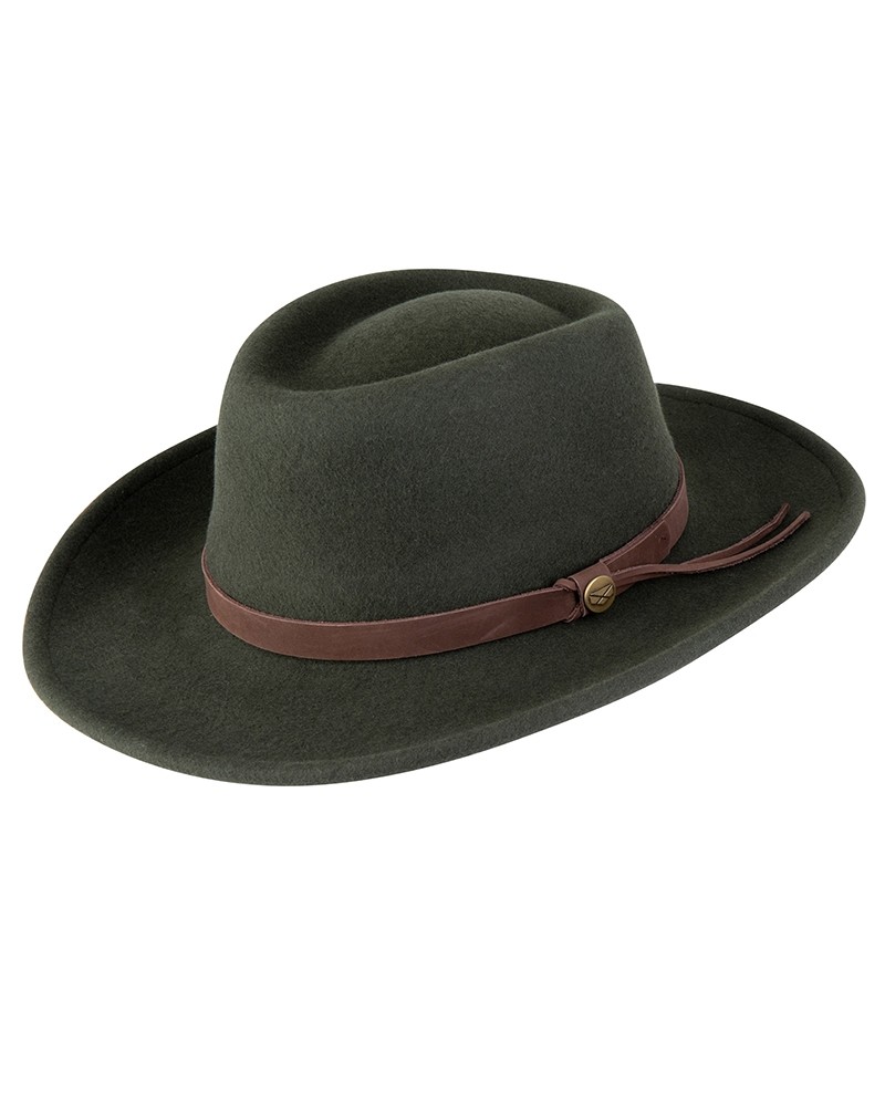 Perth Crushable Felt Hat - Olive or Navy