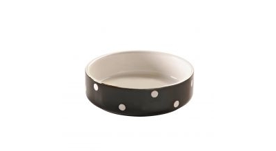 mason cash black polka dot bowl - 13cm 