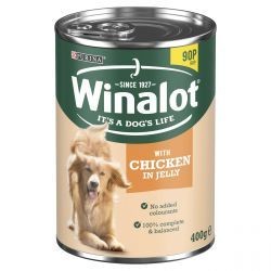 WINALOT Classics Tinned Dog Food Chicken in Jelly 12 Pack