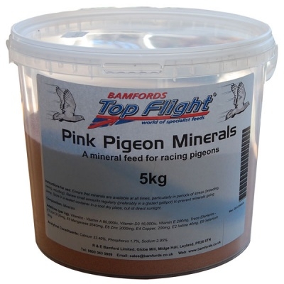 pigeon pink minerals