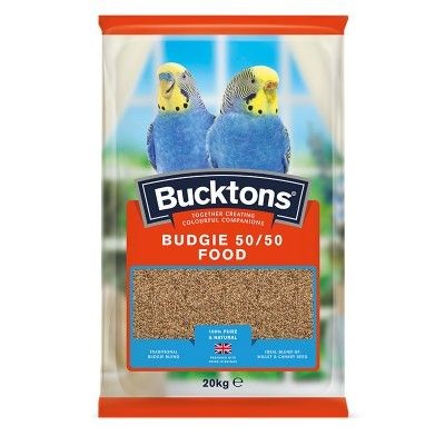Bucktons 50/50 Budgie Seed / Food - 20kg