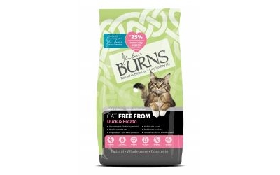 burns cat free from duck & potato - 2kg