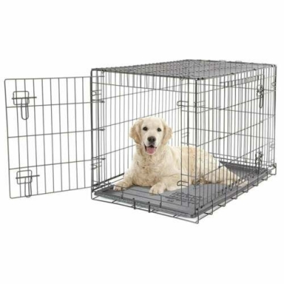 dogit wire 2 door black dog crate - various sizes