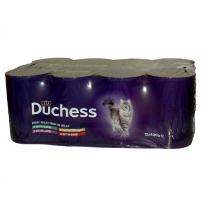 duchess canned meat selection chunks in jelly 12 x 400g