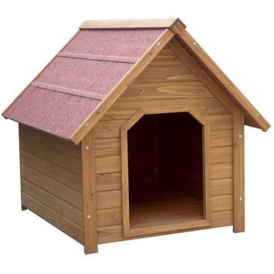 wooden dog kennel