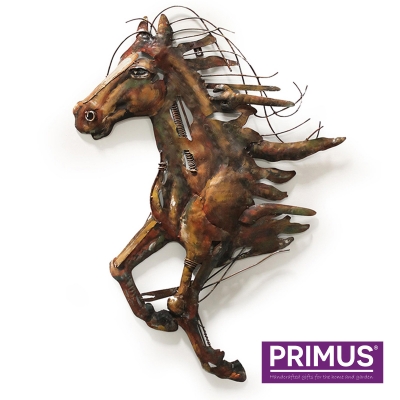 abstract horse - 3d metal abstract art