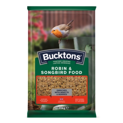 bucktons robin and songbird food - 12.55kg