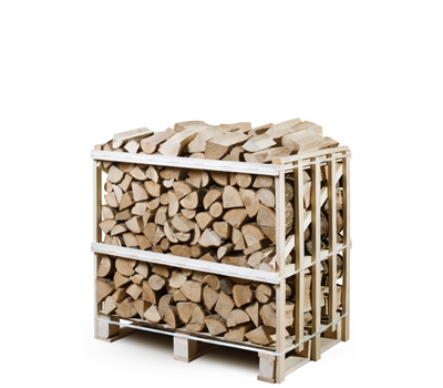 small crate of kiln dried logs - birch