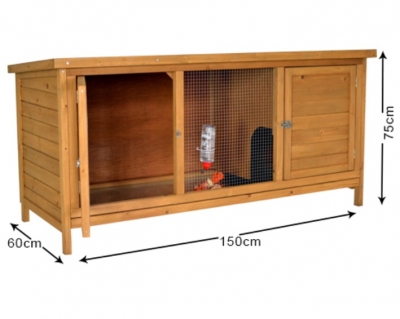 rabbit and guinea pig hutch