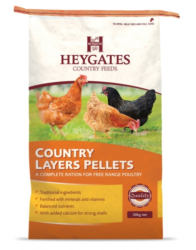 heygates country layers pellets - 20kg