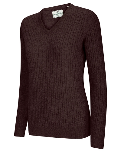 hoggs of fife lauder ladies cable pullover