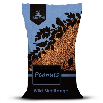 hutton mill peanuts wild bird food - 12.5kg