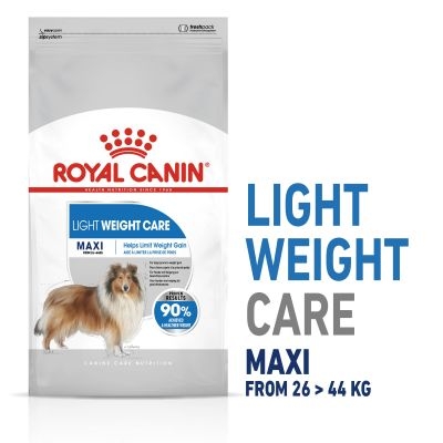 royal canin maxi light weight care
