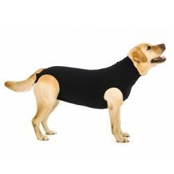 Suitical Dog Recovery Suit Black