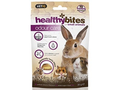 vetiq healthy bites odour care treats for small animals - 30g